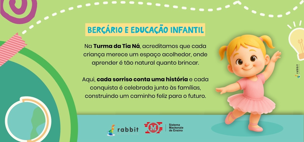 Entrada do colégio infantil Turma da Tia Ná